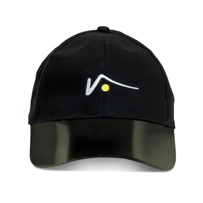 Black Structured Sports Cap sold by Visto Visors