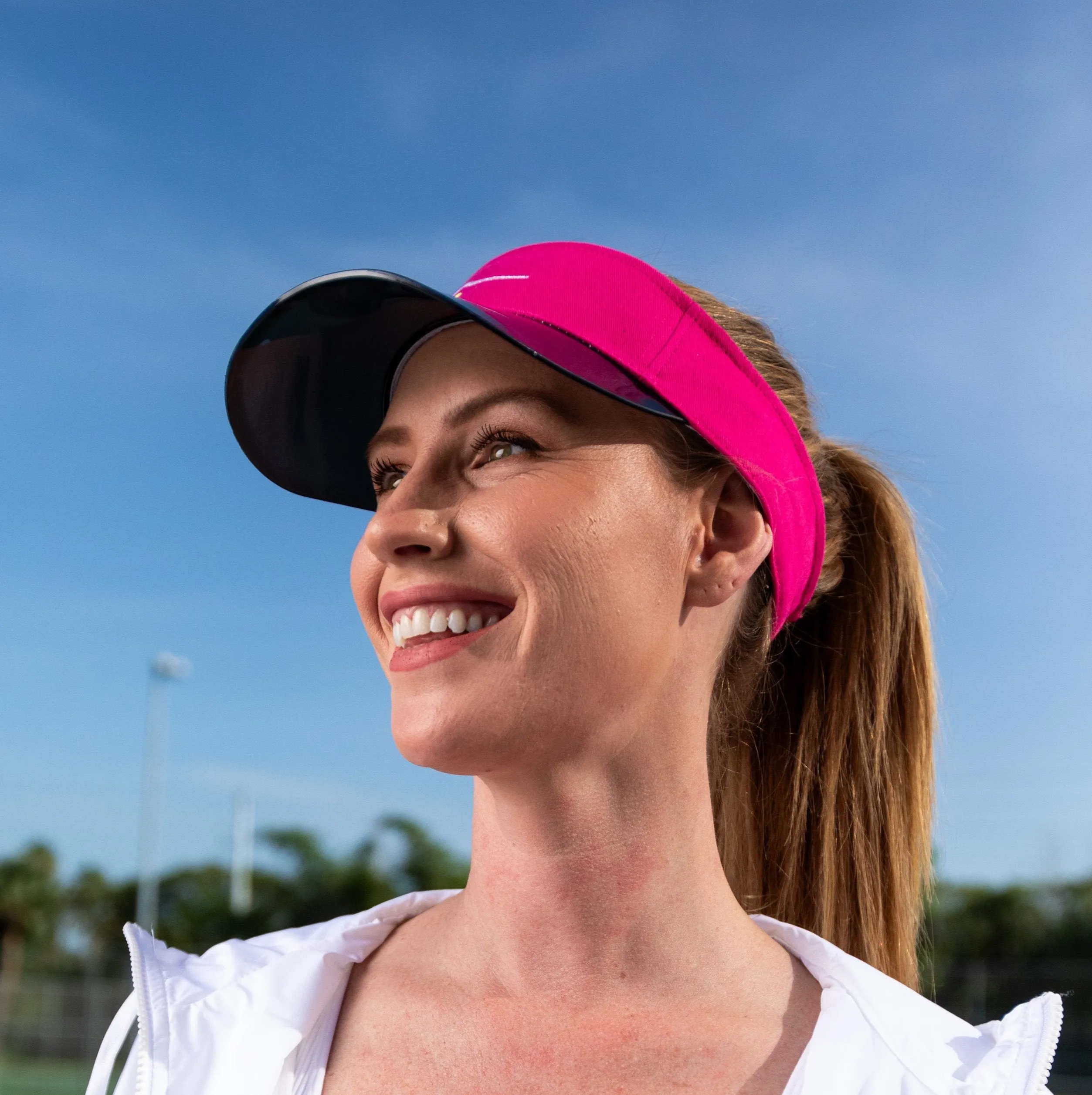 Pink Sports Visor sold by Visto Visors product image thumbnail 2
