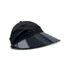 Black Wide Brim Hat sold by Visto Visors
