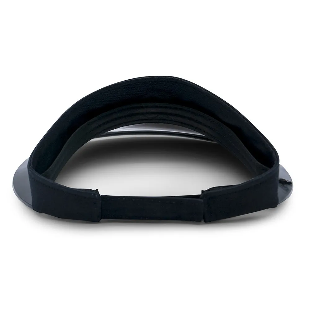 Black Wide Brim Visor sold by Visto Visors product image thumbnail 4