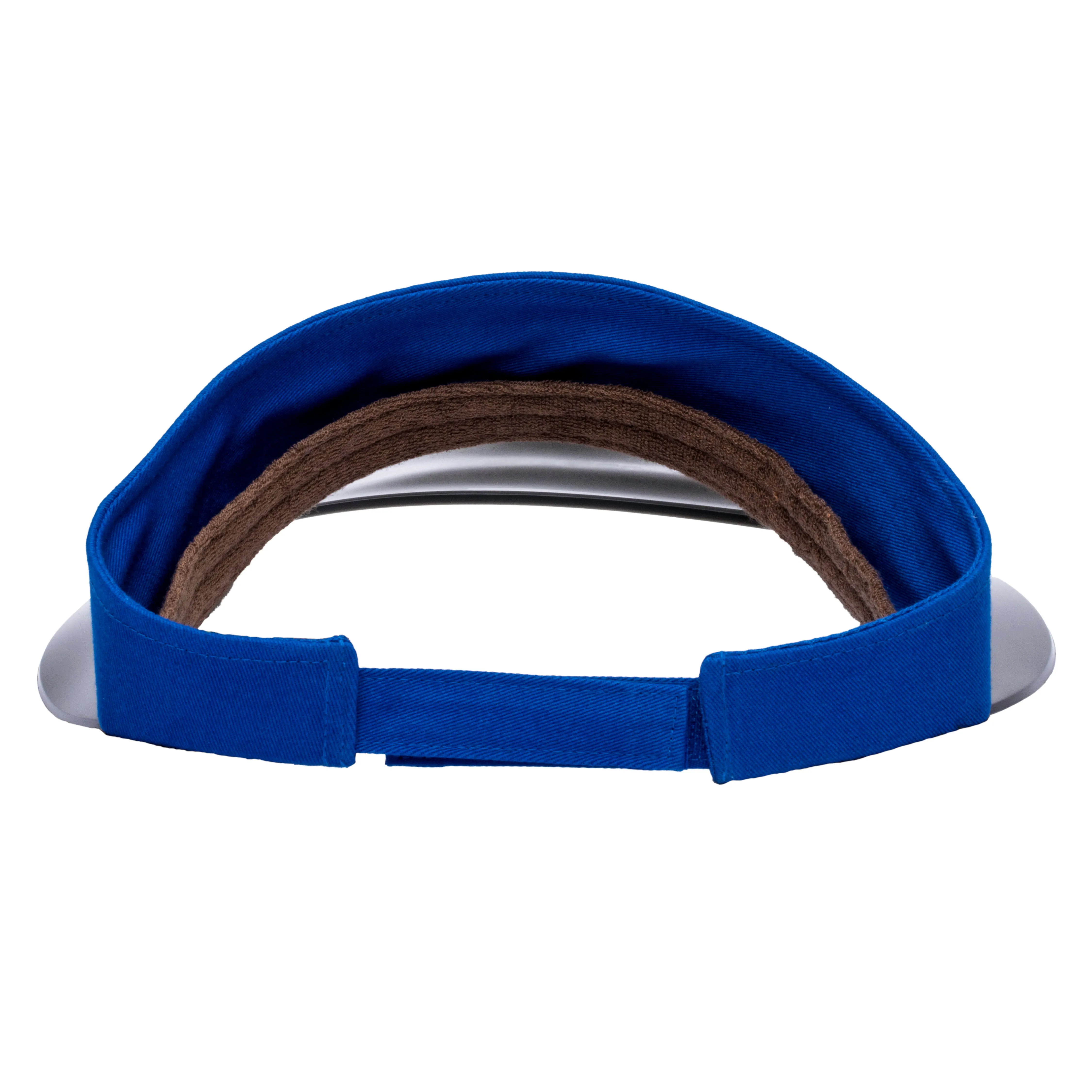Royal Blue Wide Brim Visor sold by Visto Visors product image thumbnail 4