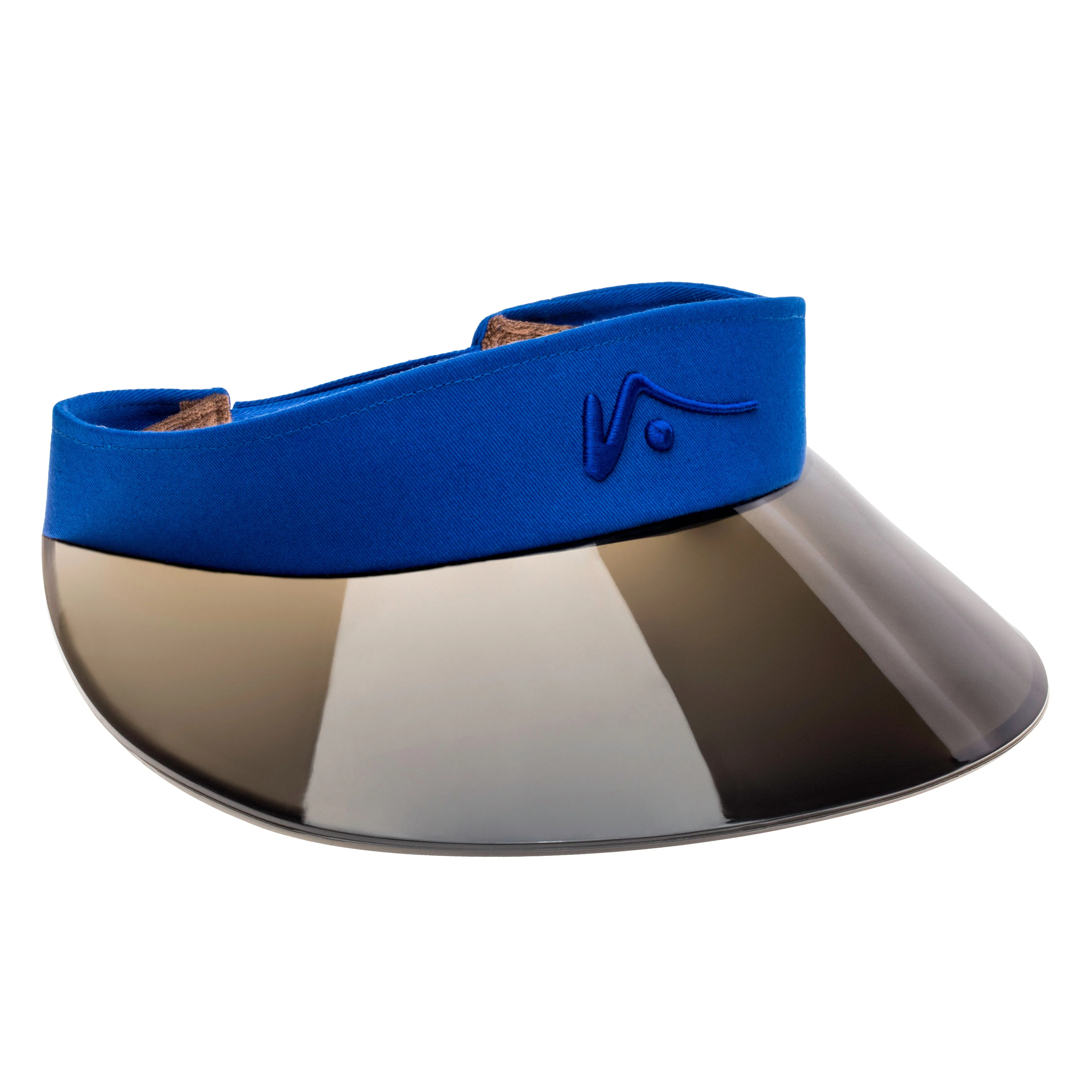 Royal Blue Wide Brim Visor sold by Visto Visors product image thumbnail 2