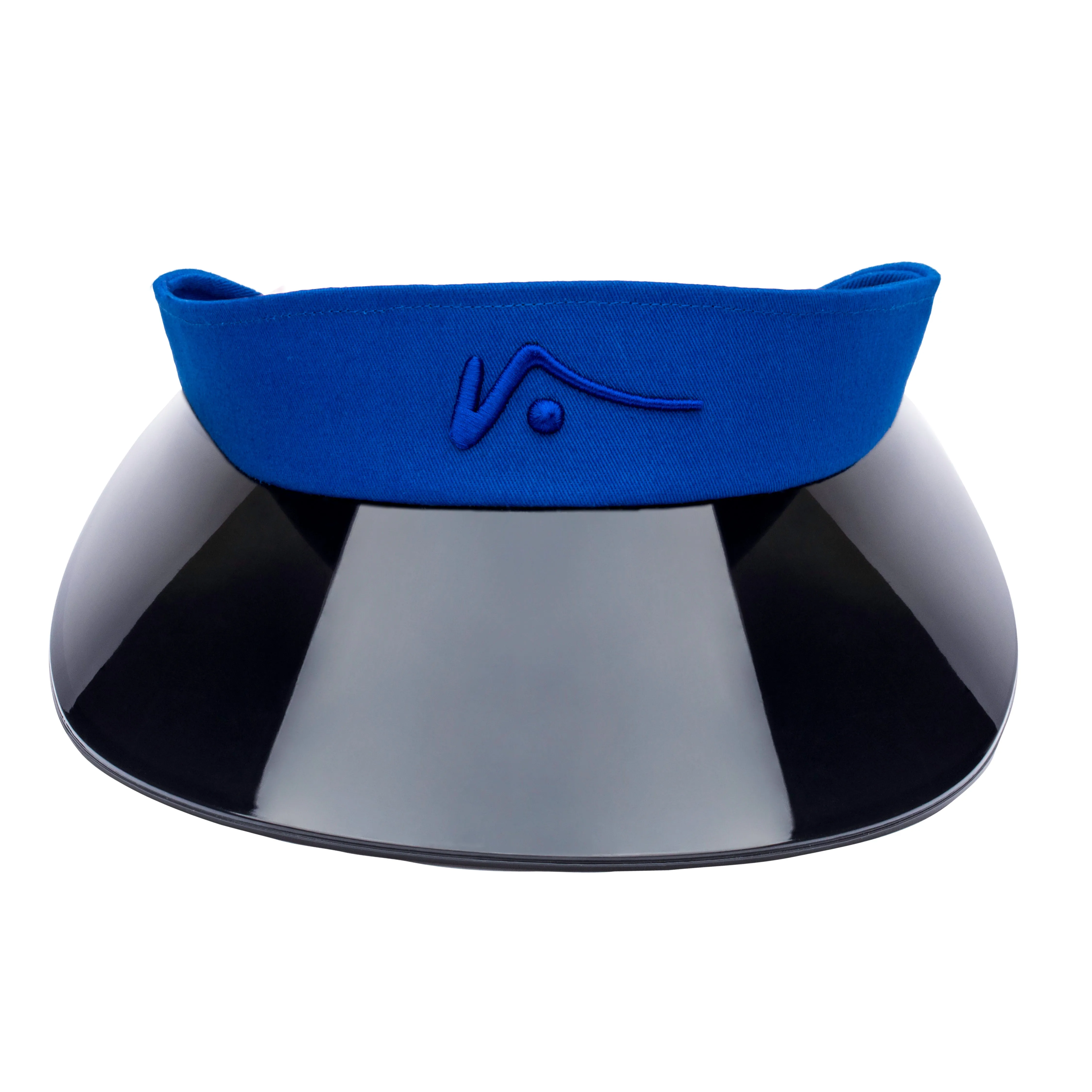 Royal Blue Wide Brim Visor sold by Visto Visors