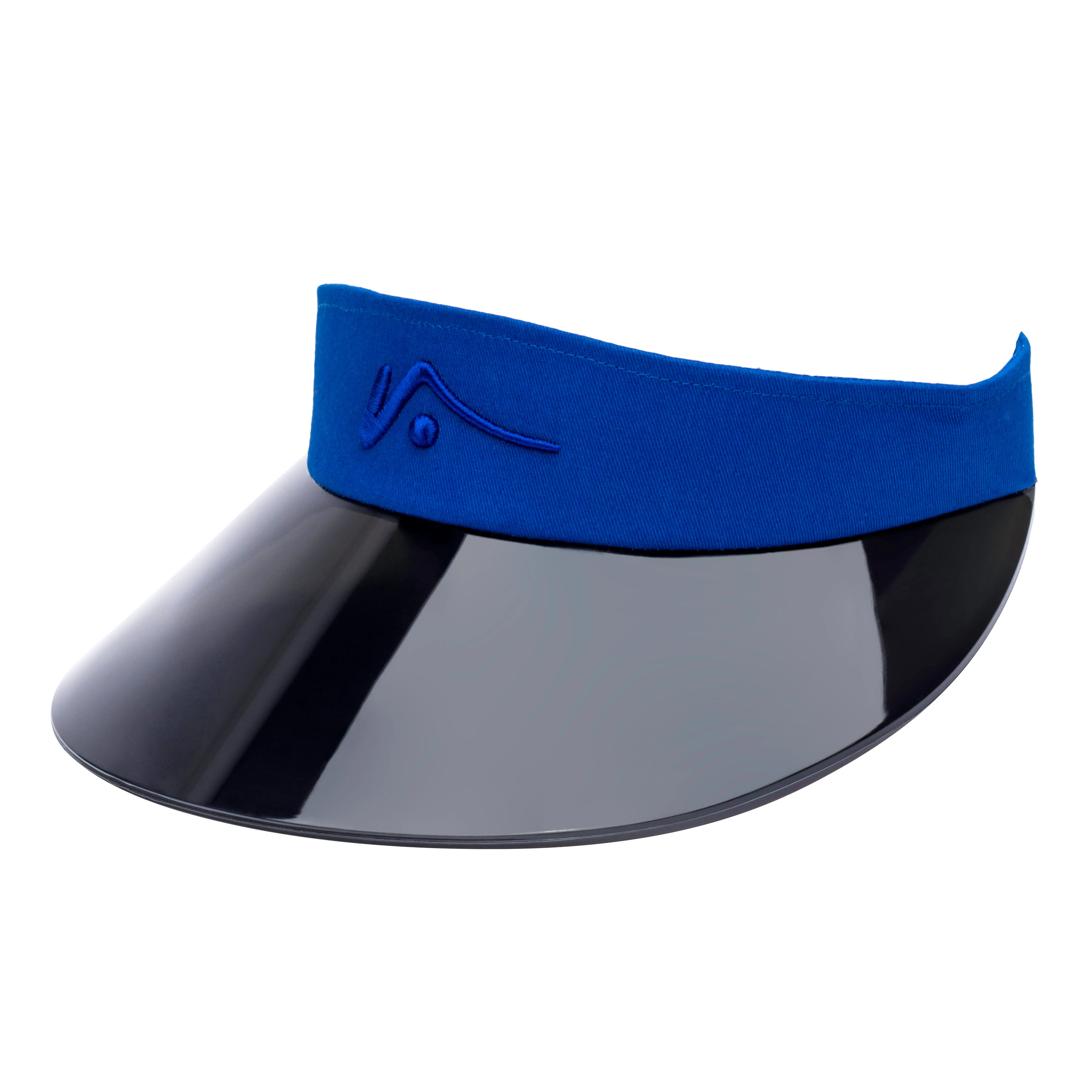 Royal Blue Wide Brim Visor sold by Visto Visors product image thumbnail 3