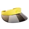 Yellow Wide Brim Visor sold by Visto Visors