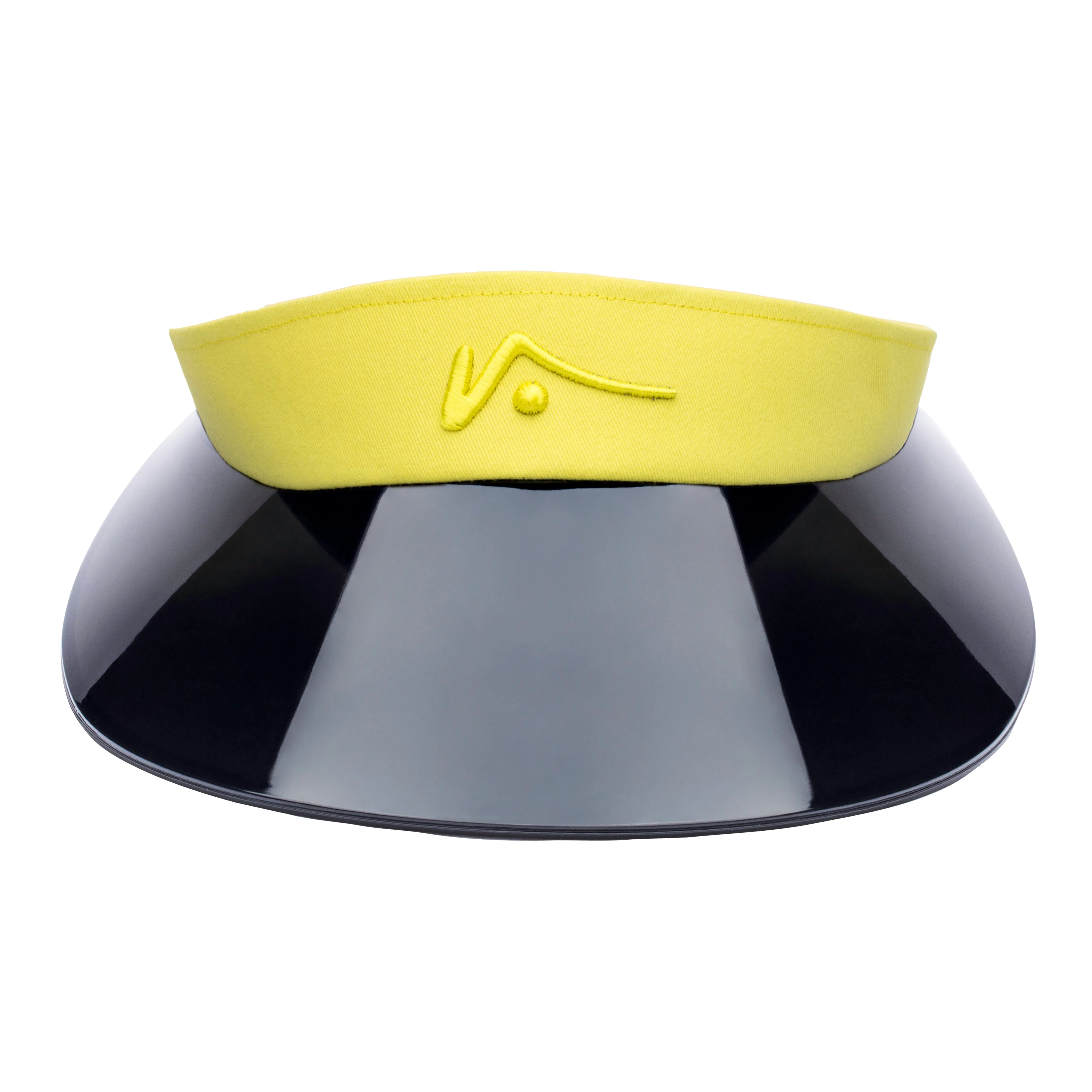 Yellow Wide Brim Visor sold by Visto Visors