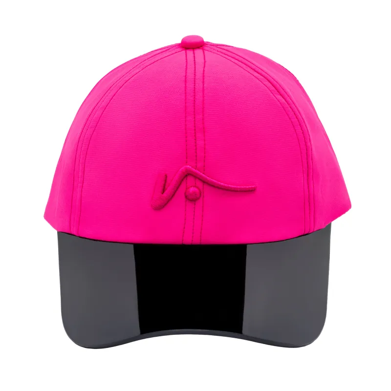 Hot Pink Poly Unstructured Hat sold by Visto Visors