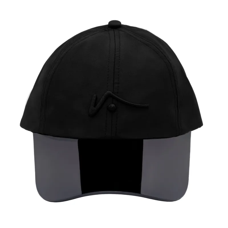 Black Poly Unstructured Hat sold by Visto Visors