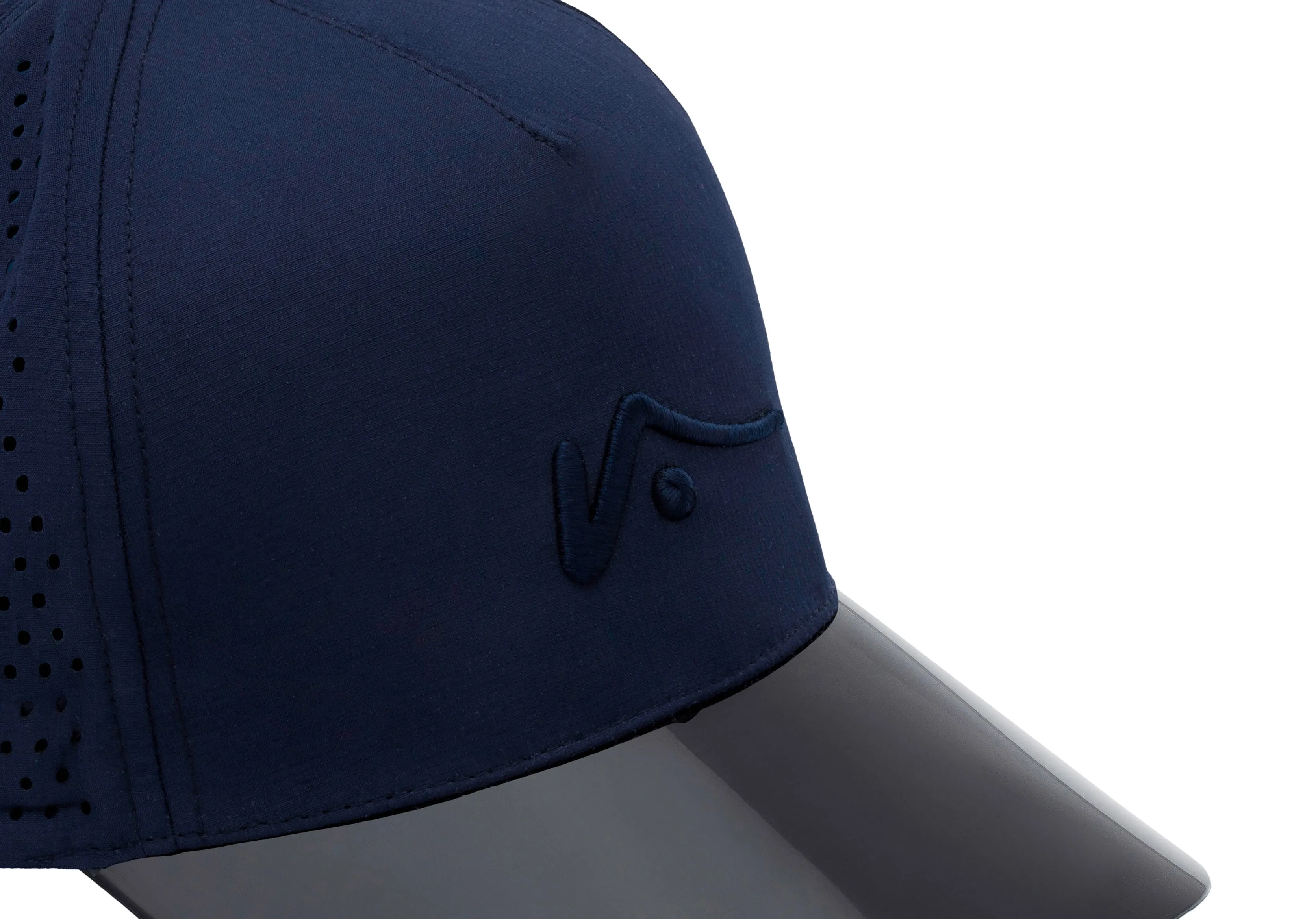 Navy Blue Trucker Style Hat sold by Visto Visors product image thumbnail 3