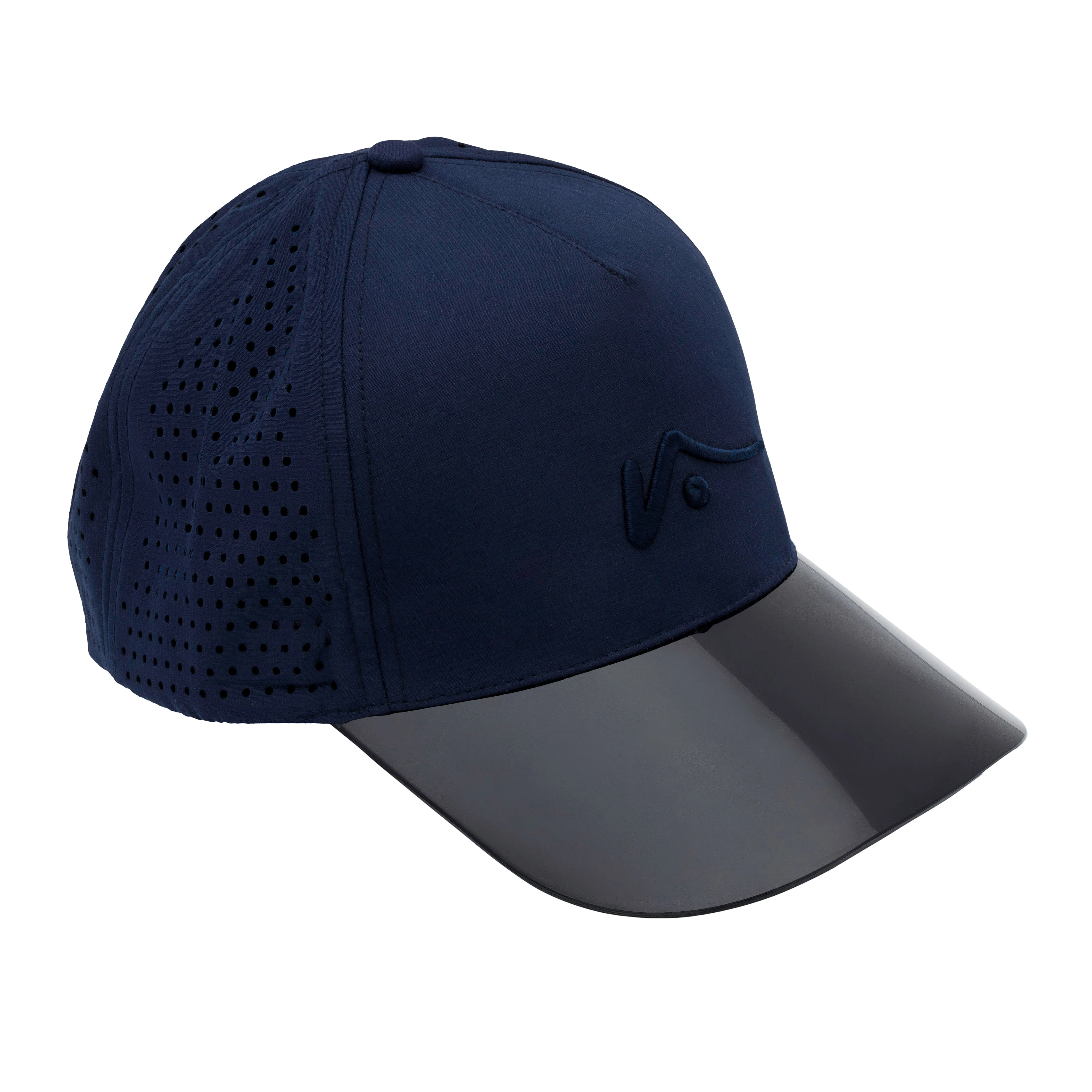 Navy Blue Trucker Style Hat sold by Visto Visors product image thumbnail 4