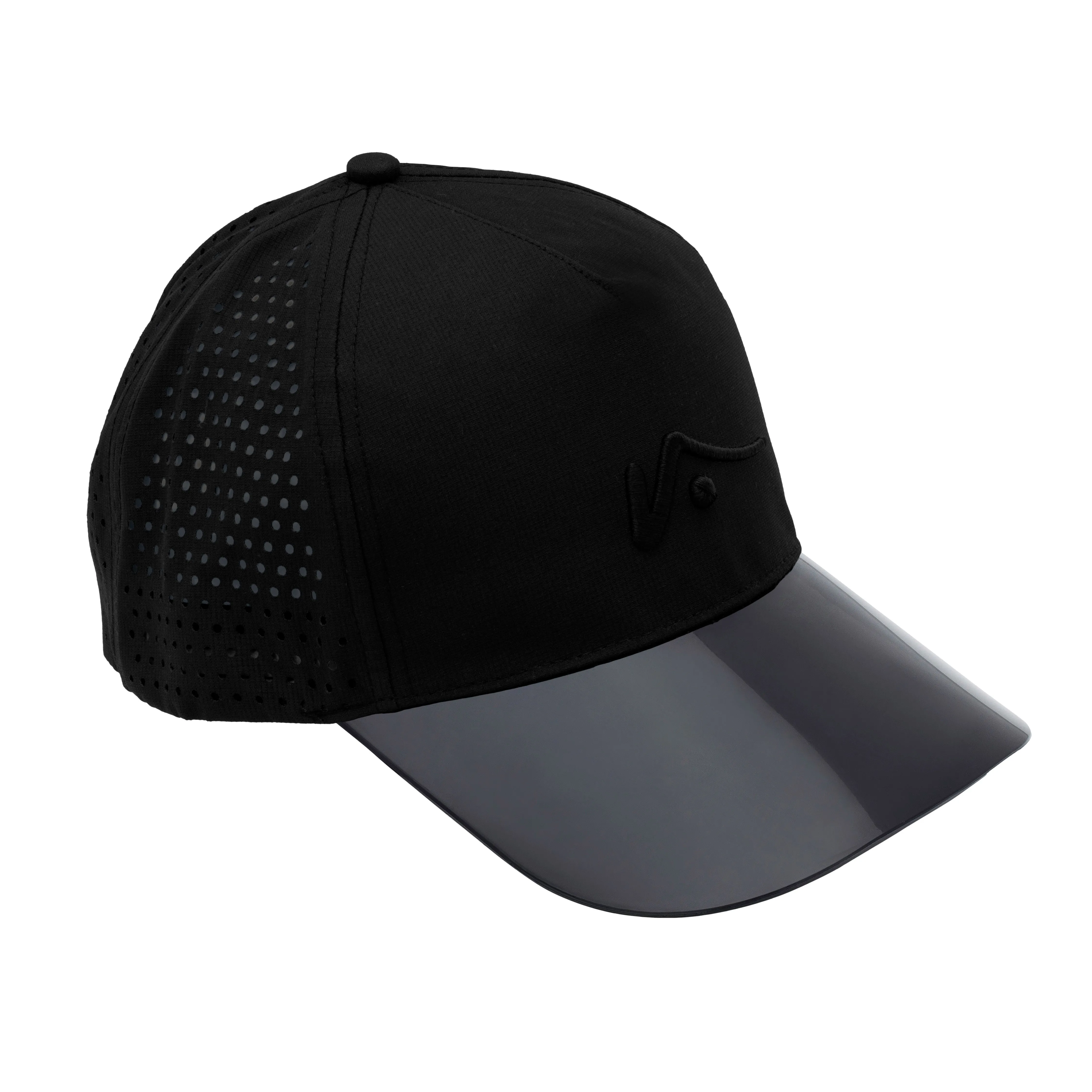 Black Trucker Style Hat sold by Visto Visors product image thumbnail 3