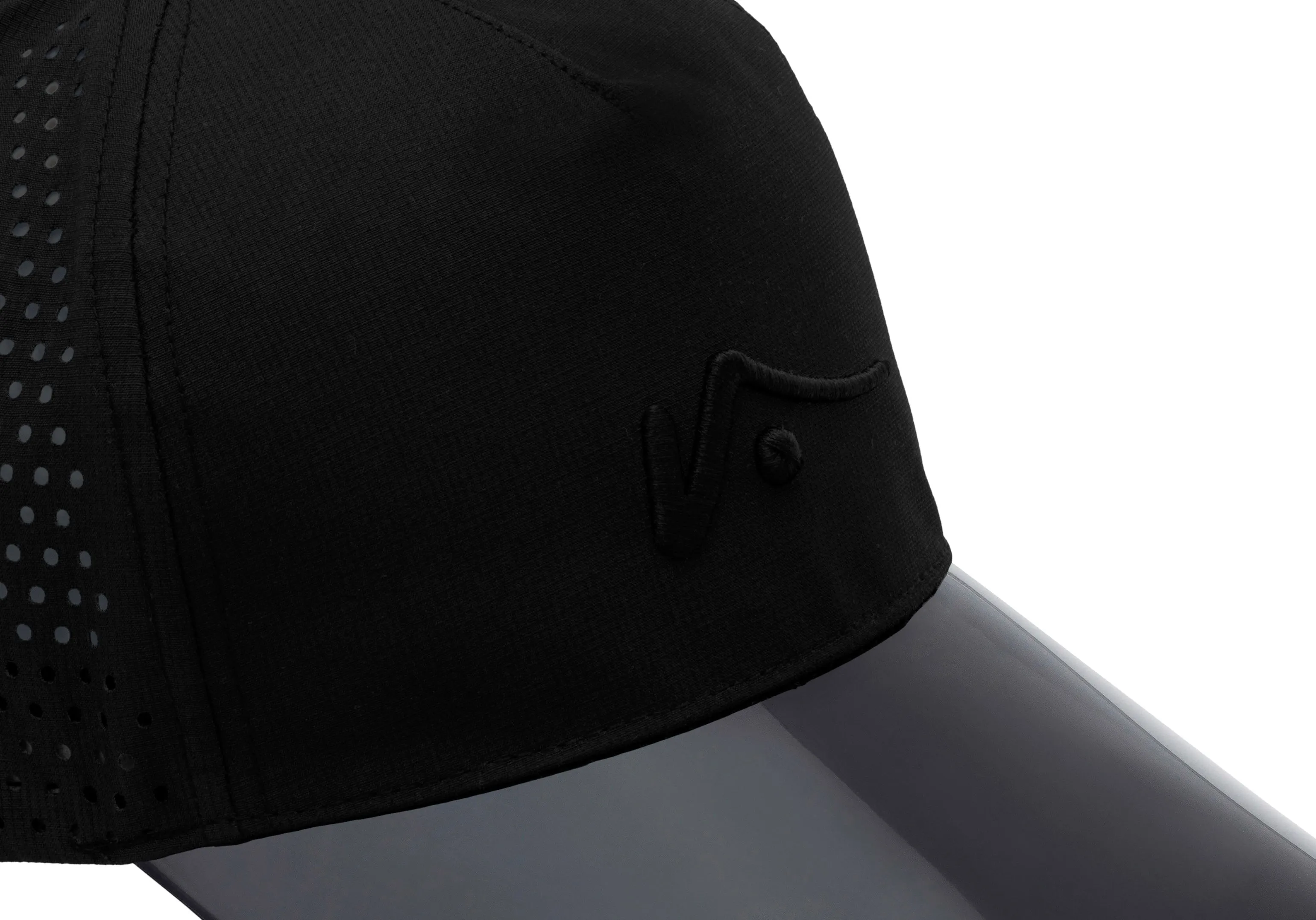 Black Trucker Style Hat sold by Visto Visors product image thumbnail 4
