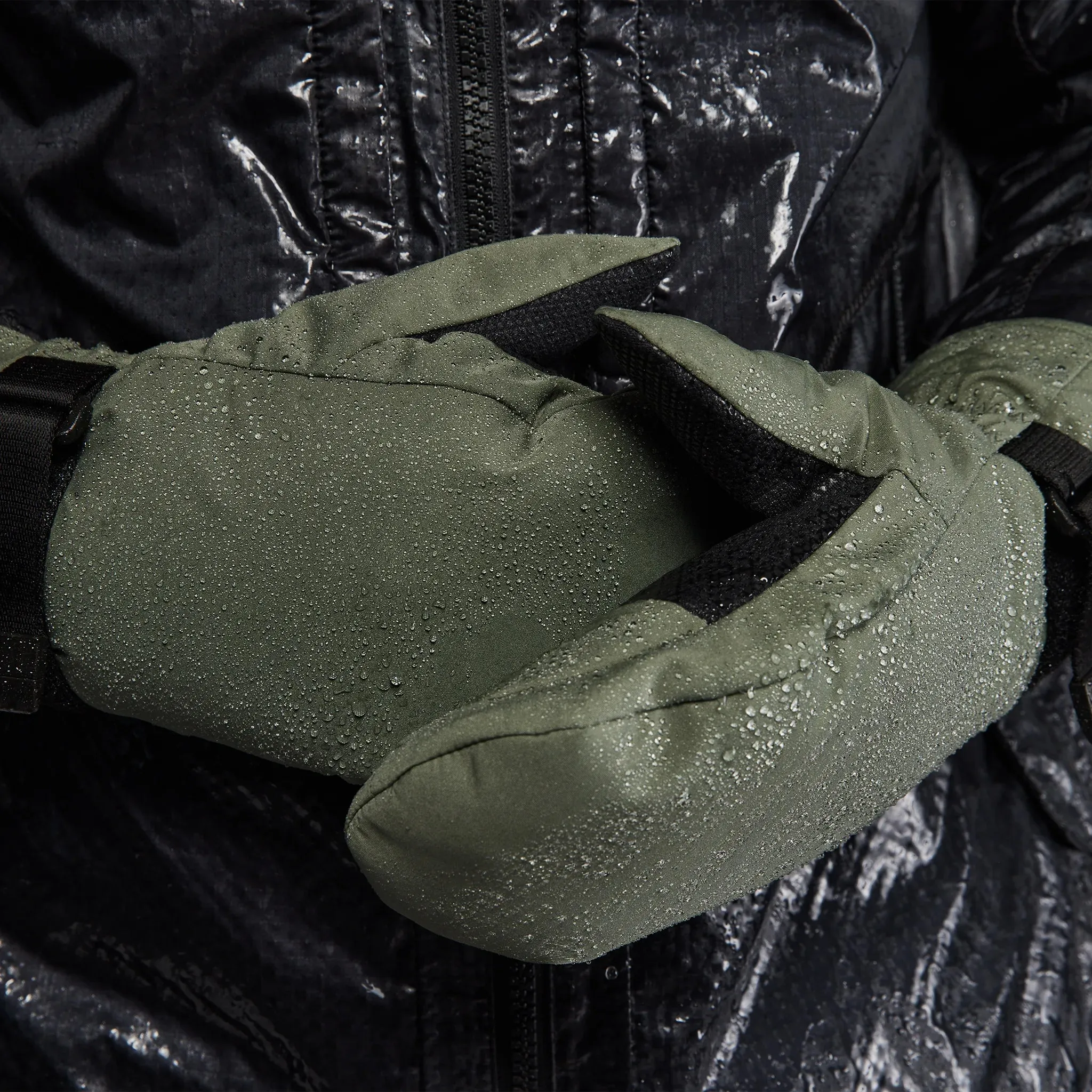 Waterfallproof Mitts. Green edition sold by vollebak product image thumbnail 3