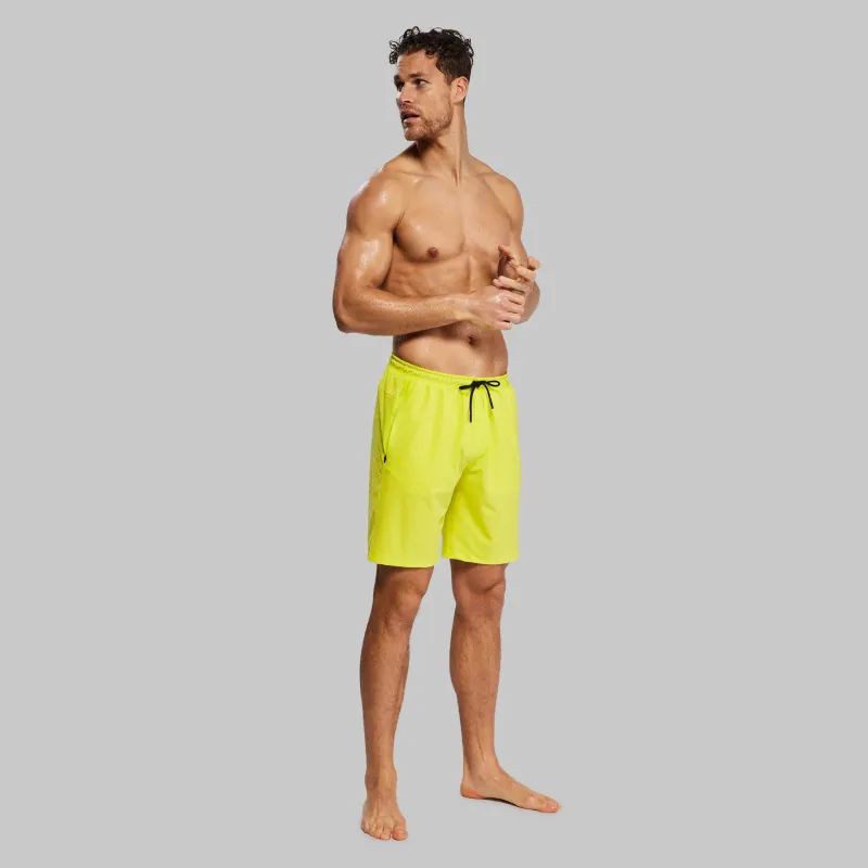 Planet Earth Swim Shorts. Yellow edition sold by vollebak