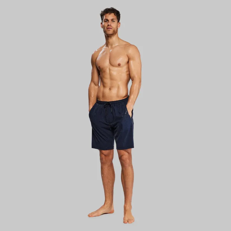 Planet Earth Swim Shorts. Navy edition sold by vollebak