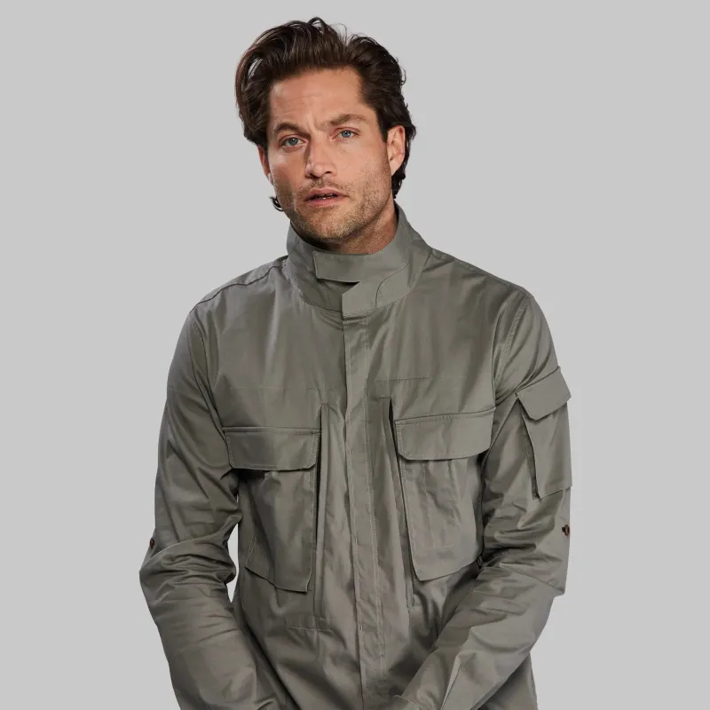 Planet Earth Shirt. Grey-Green edition sold by vollebak