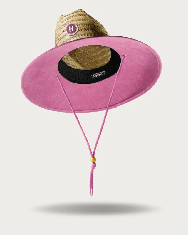 Signature Lifeguard in Solid Pink sold by Hemlock Hat Co