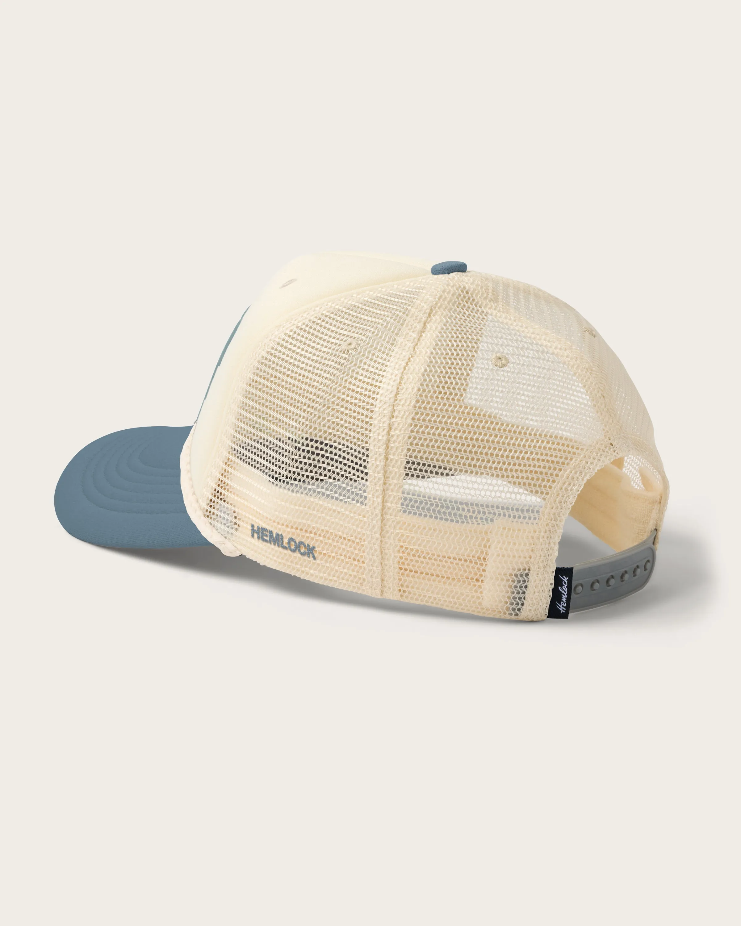 Agua Foam Trucker Hat in Blue sold by Hemlock Hat Co product image thumbnail 4