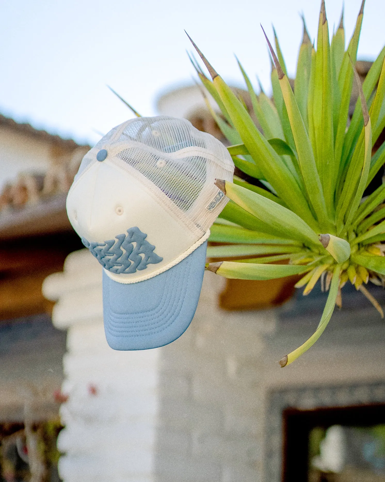 Agua Foam Trucker Hat in Blue sold by Hemlock Hat Co product image thumbnail 3