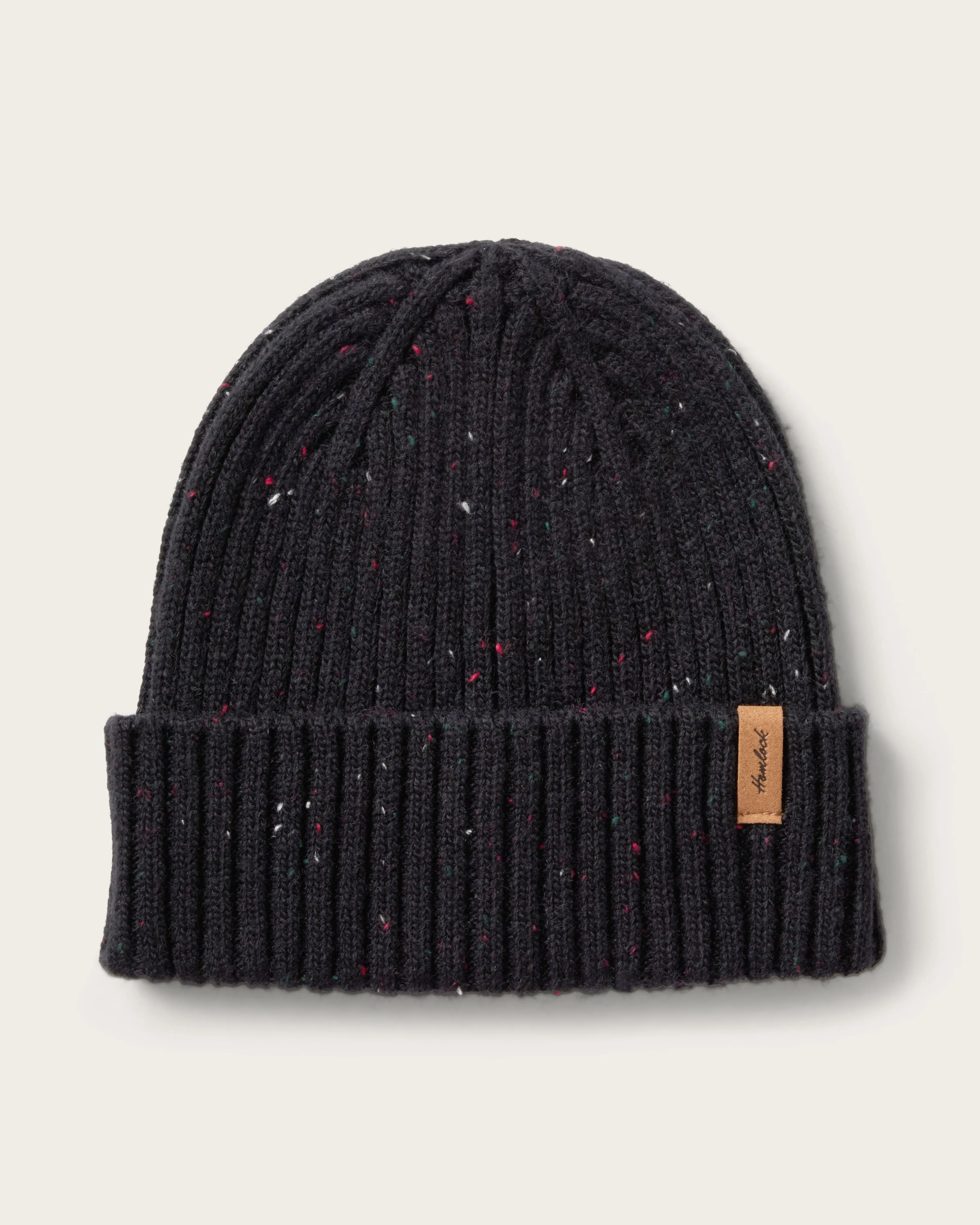 Hawthorne Fleck Beanie in Black sold by Hemlock Hat Co