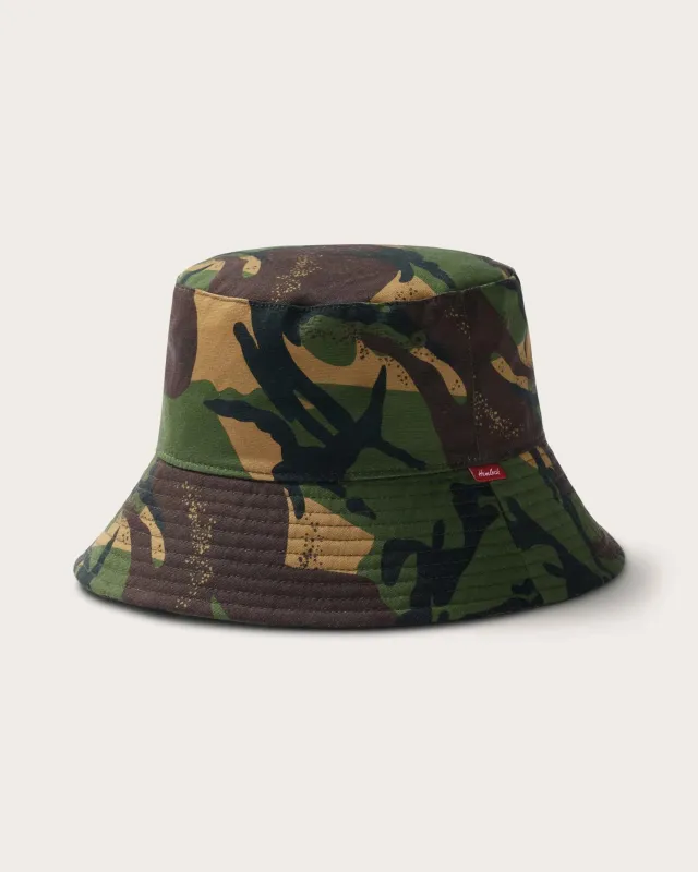 Archer Bucket in Camo sold by Hemlock Hat Co