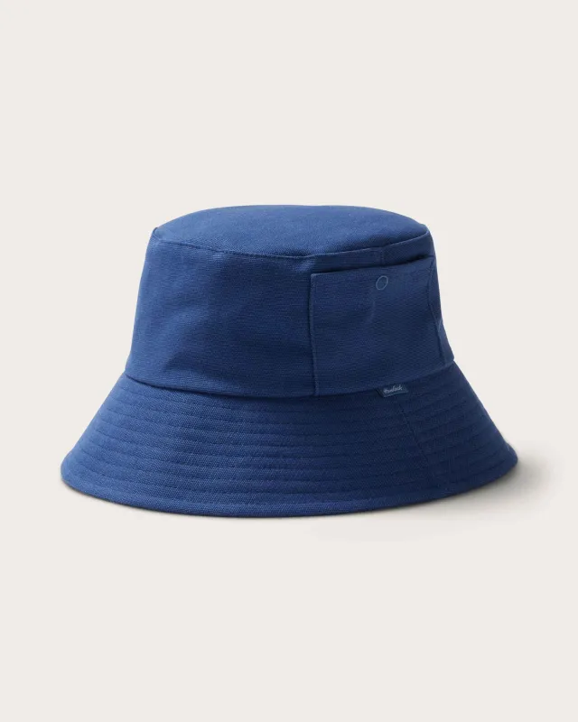 Isle Bucket in Indigo sold by Hemlock Hat Co