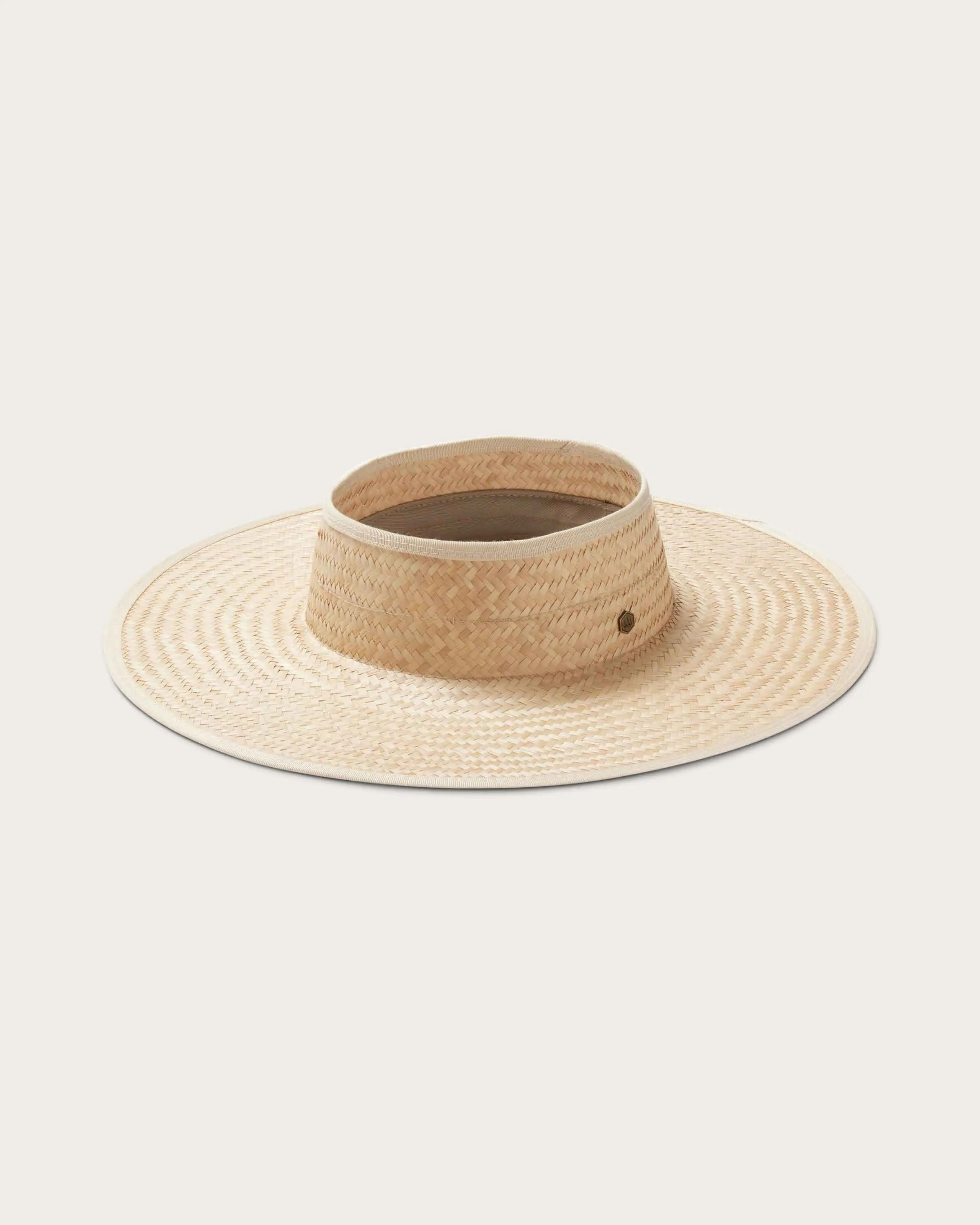 Lucia Visor in Natural sold by Hemlock Hat Co