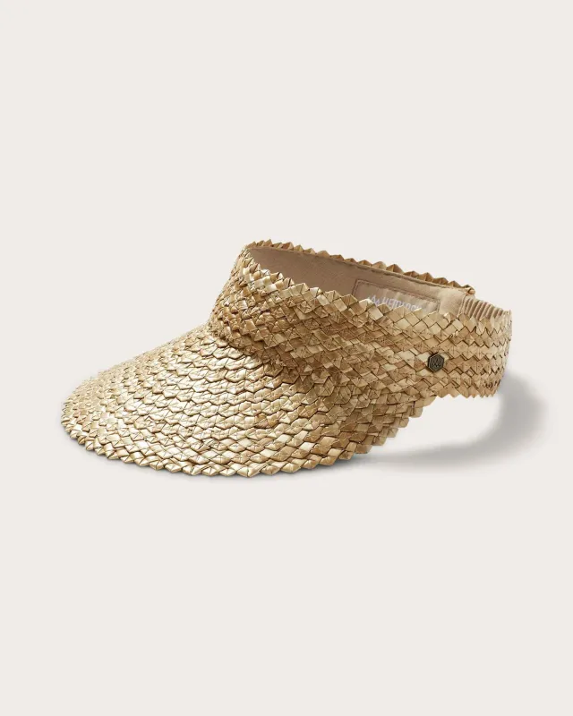 Capri Visor in Honeycomb sold by Hemlock Hat Co