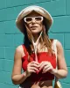 Bali Wide Brim Bucket in Bone sold by Hemlock Hat Co