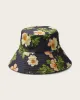 Bali Wide Brim Bucket in Floral sold by Hemlock Hat Co