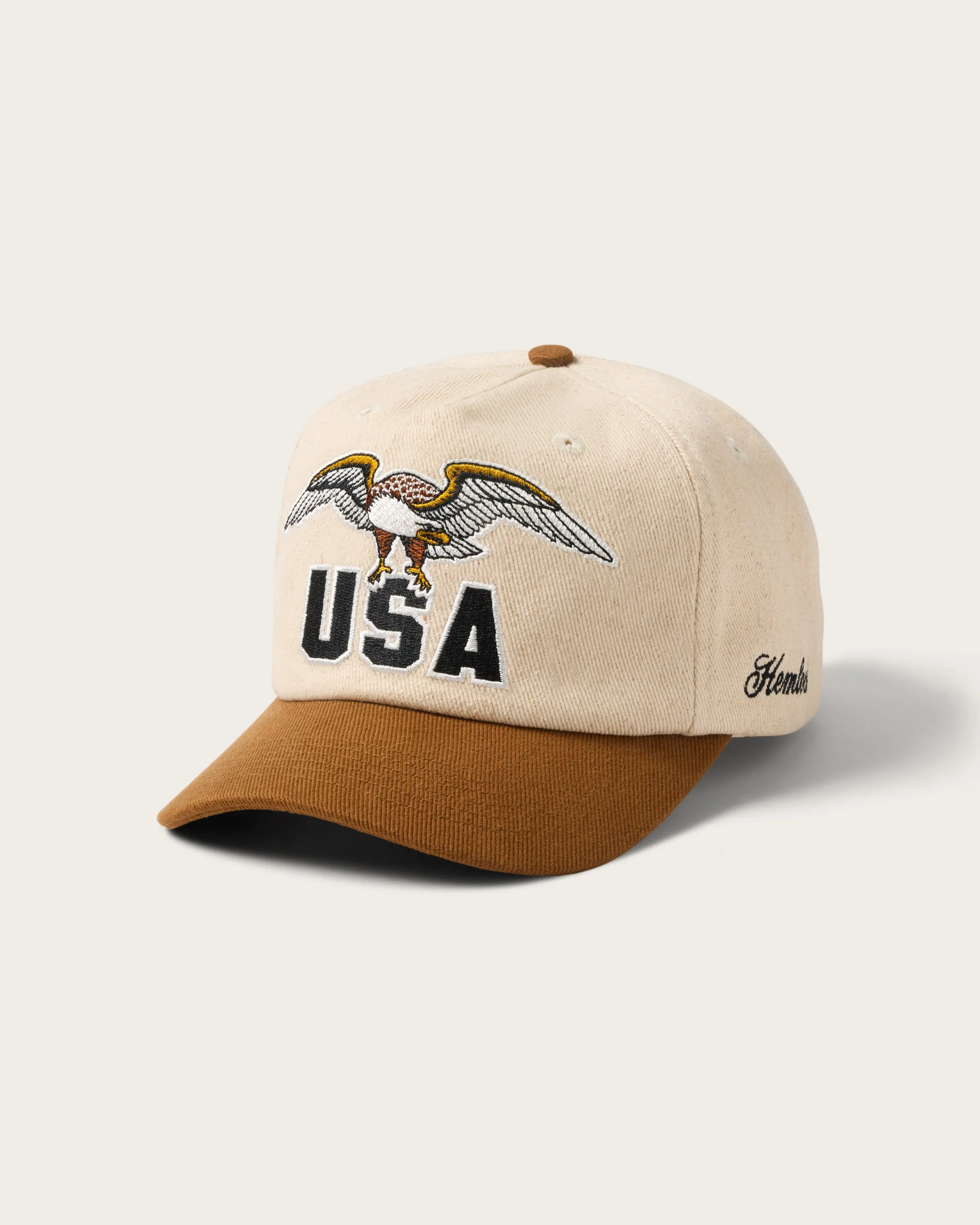 USA Baseball Hat Brown sold by Hemlock Hat Co