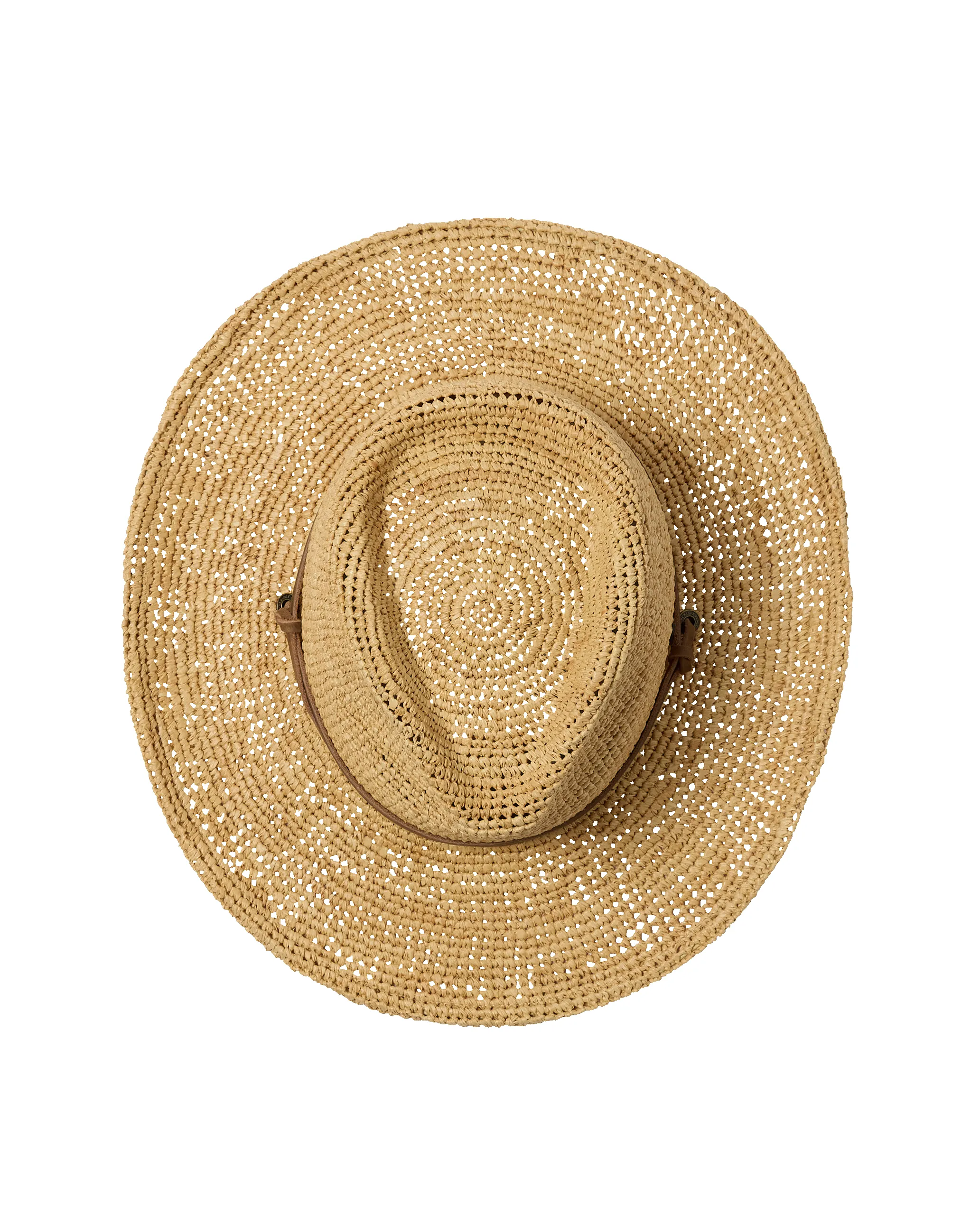 Wynona Packable Raffia Cowboy in Natural sold by Hemlock Hat Co product image thumbnail 4