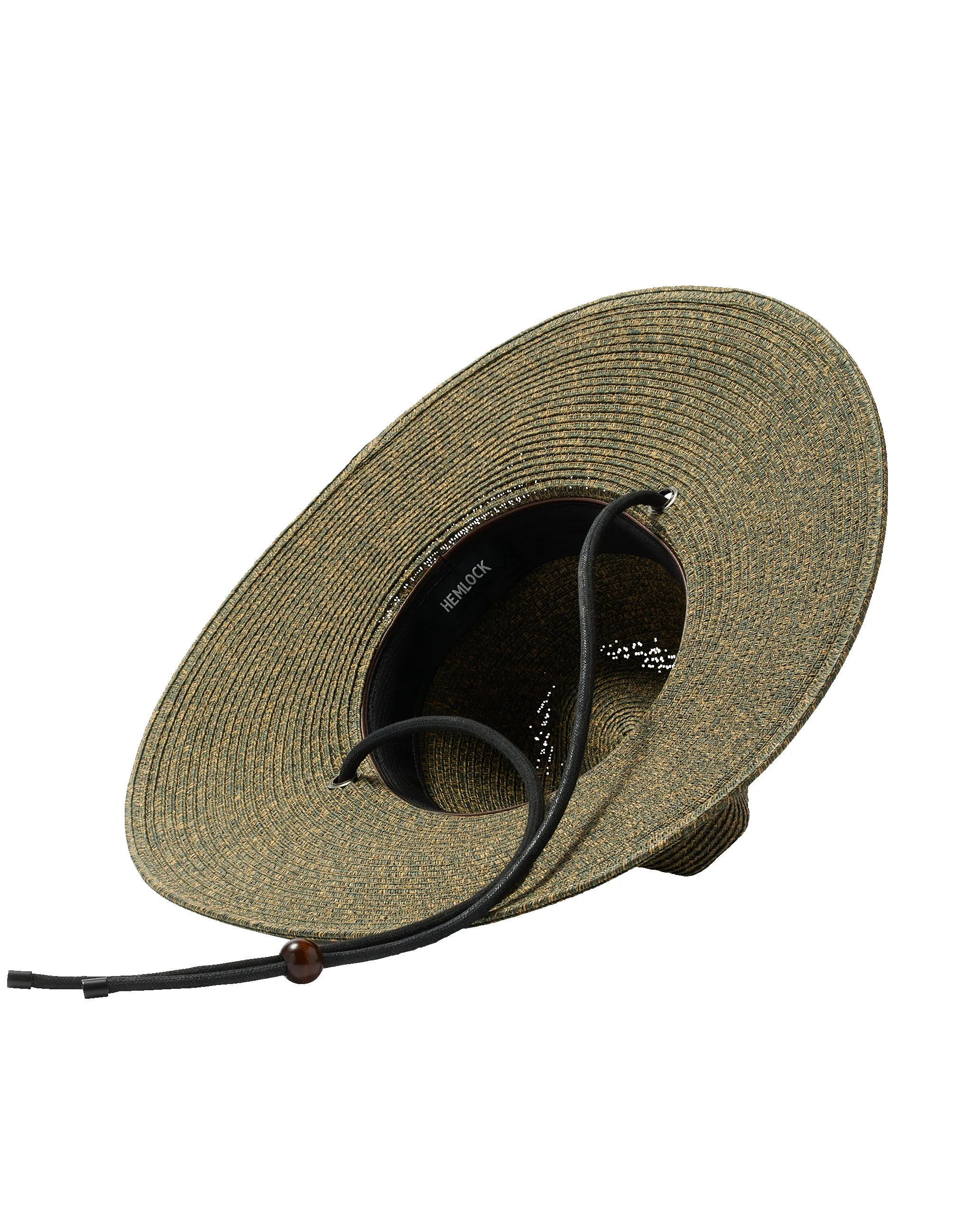 Seaside Packable Fedora in Black & Bronze sold by Hemlock Hat Co product image thumbnail 5