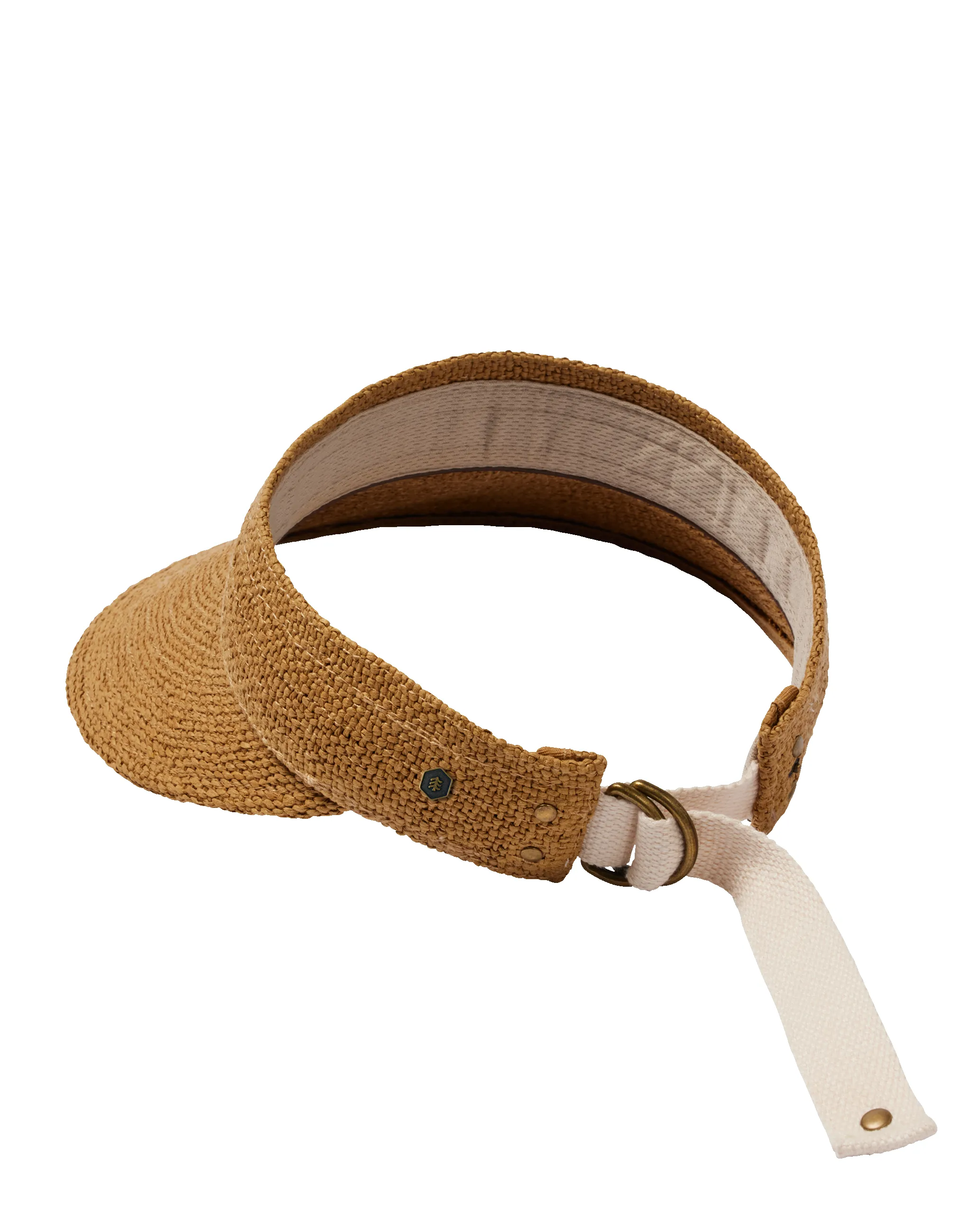 Perla Packable Visor in Tan sold by Hemlock Hat Co product image thumbnail 5