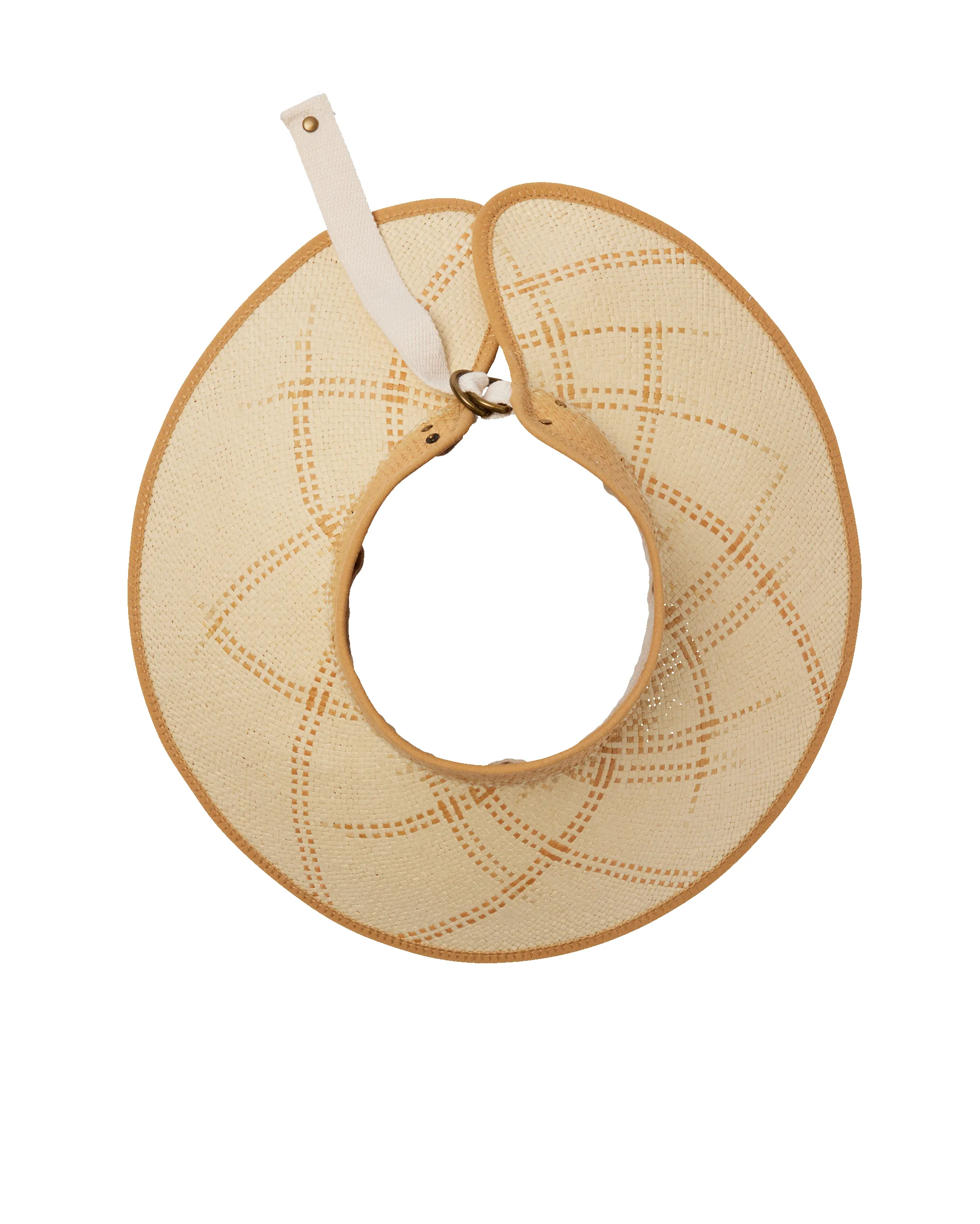 Luna Packable Wide Brim Visor in Sand sold by Hemlock Hat Co product image thumbnail 4