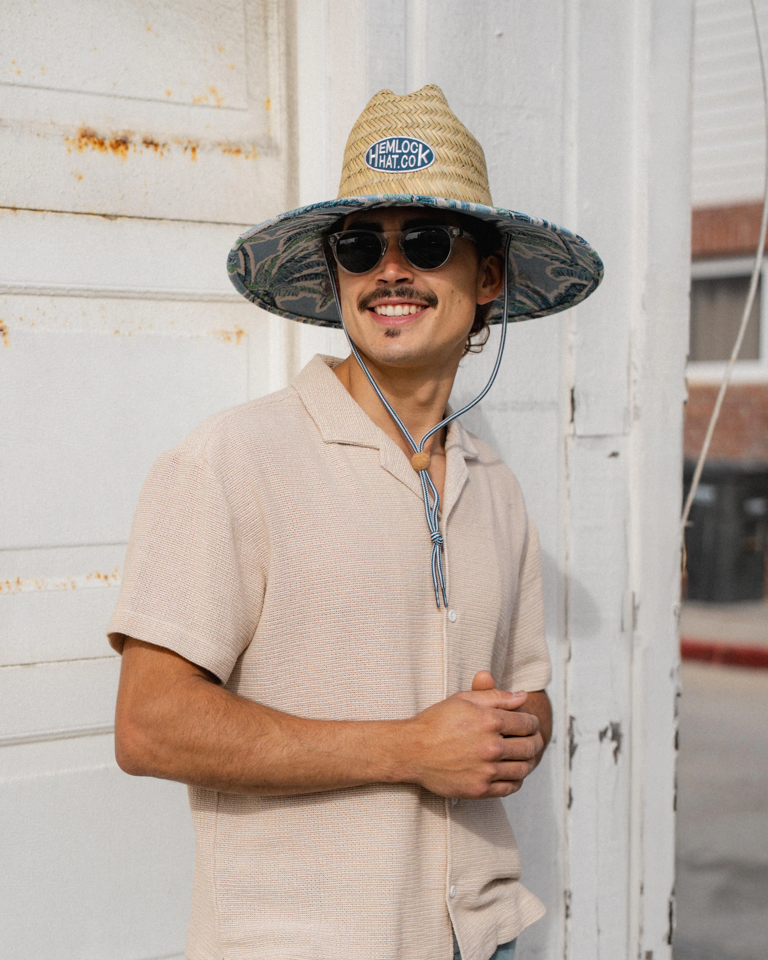 UPF 50+ Lifeguard in Jacquard Palms sold by Hemlock Hat Co product image thumbnail 3