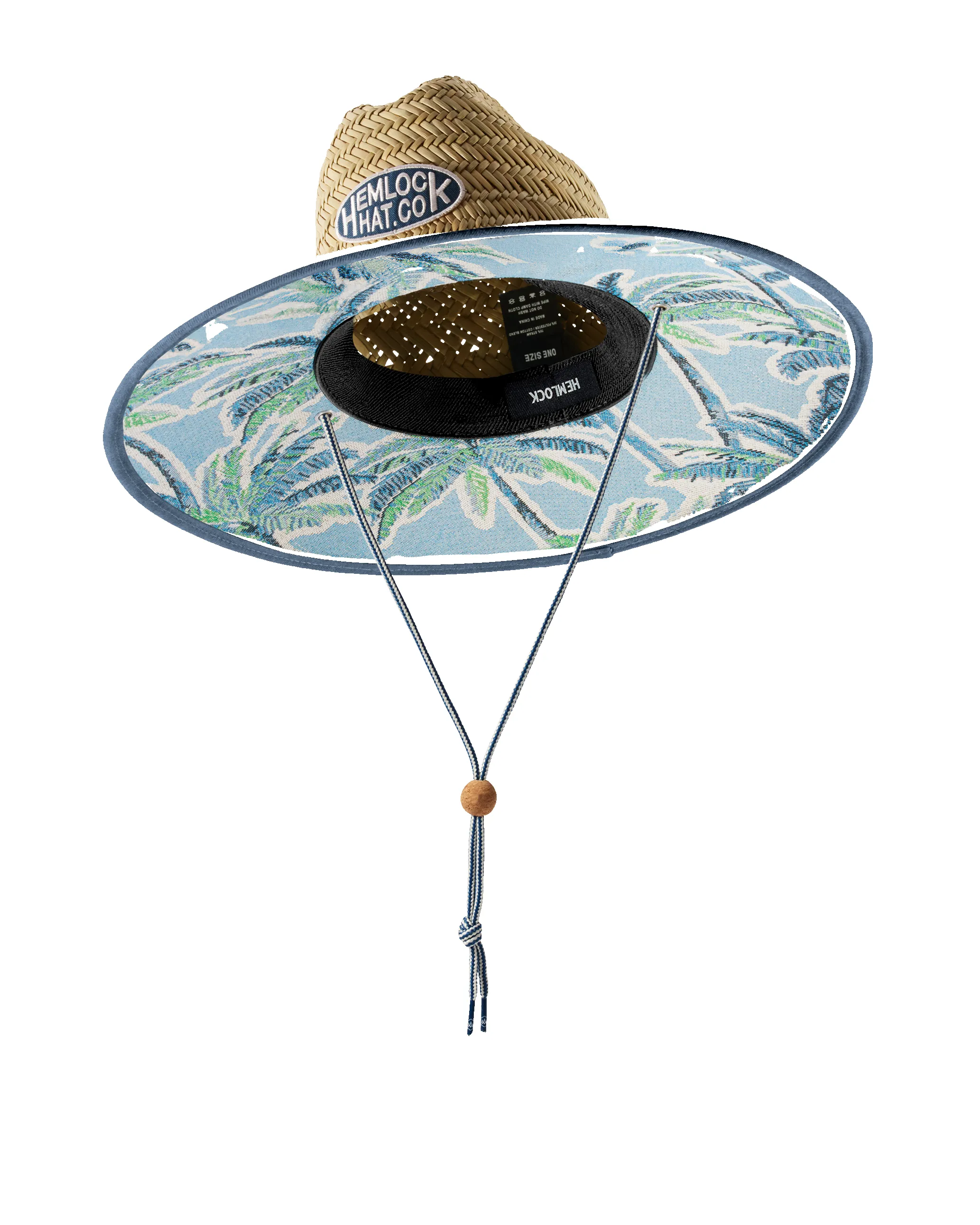 UPF 50+ Lifeguard in Jacquard Palms sold by Hemlock Hat Co