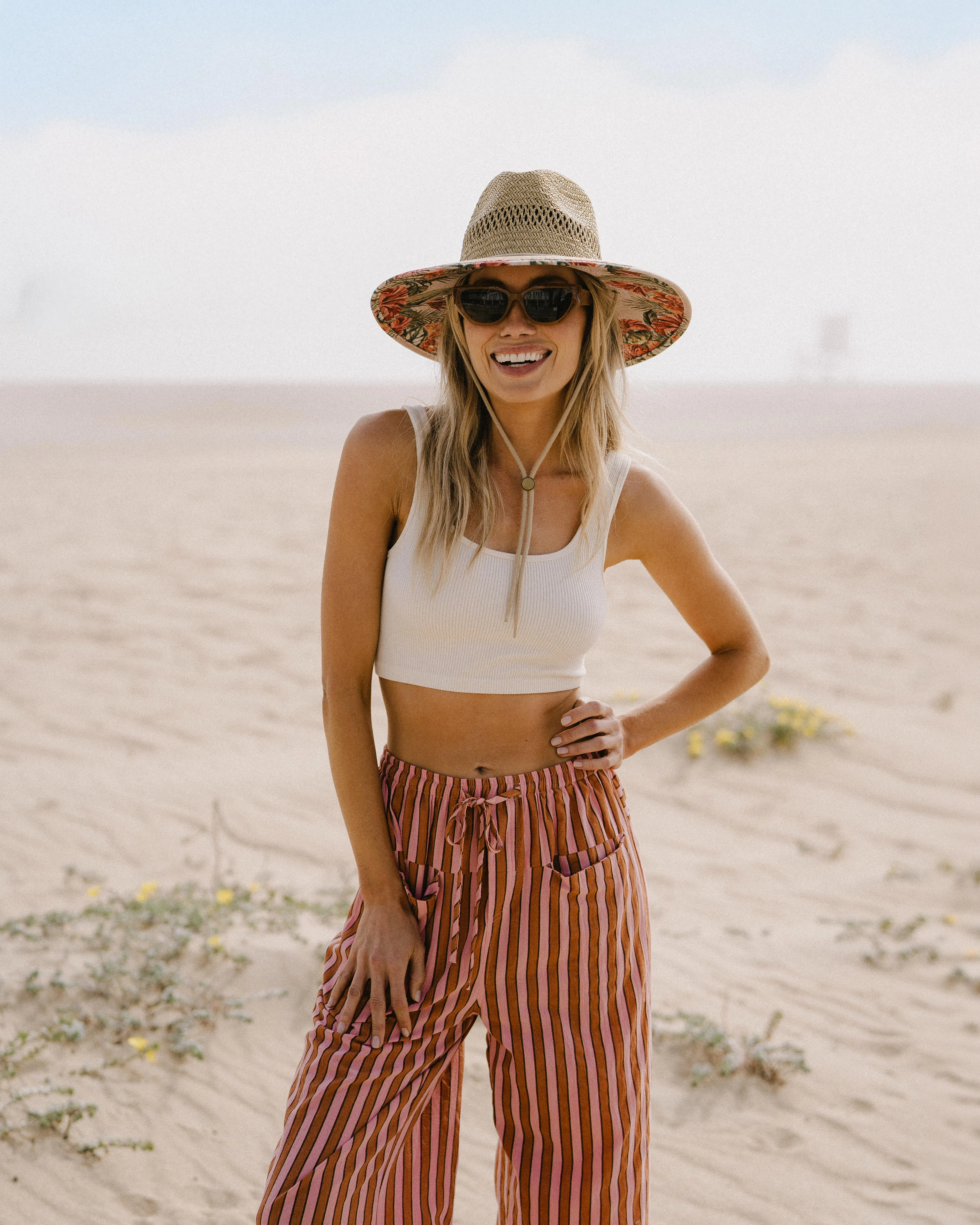 UPF 50+ Lifeguard in Hibiscus sold by Hemlock Hat Co product image thumbnail 2