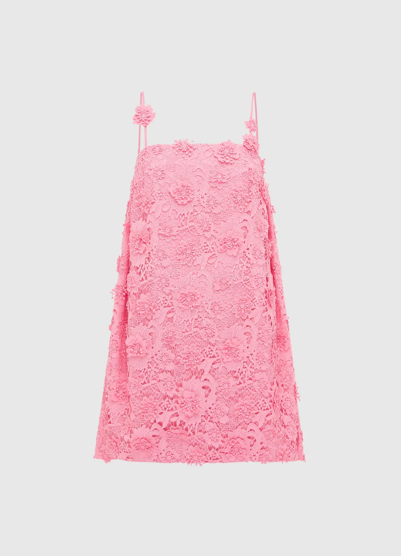 Fifi Lace Mini Dress - Bubblegum sold by LEO LIN