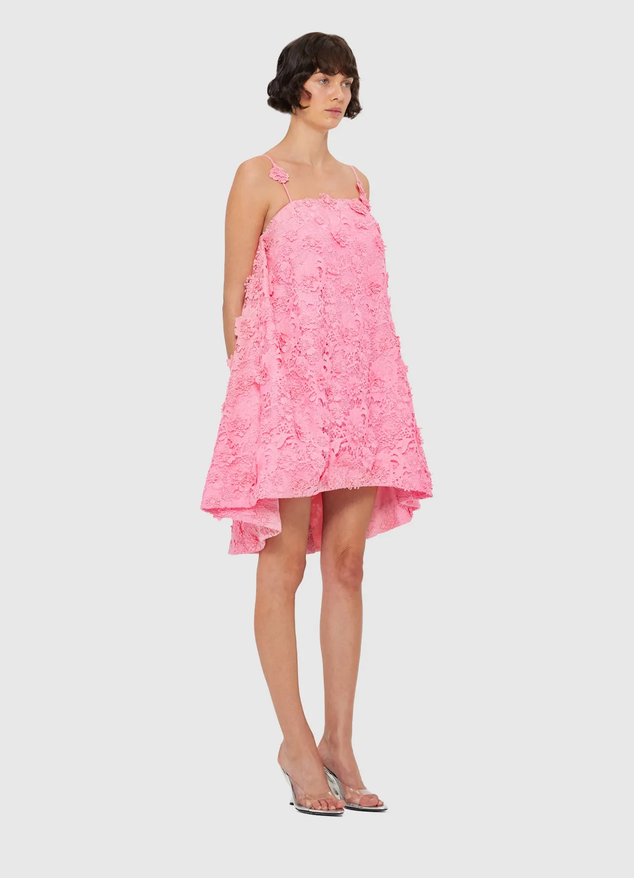 Fifi Lace Mini Dress - Bubblegum sold by LEO LIN product image thumbnail 3