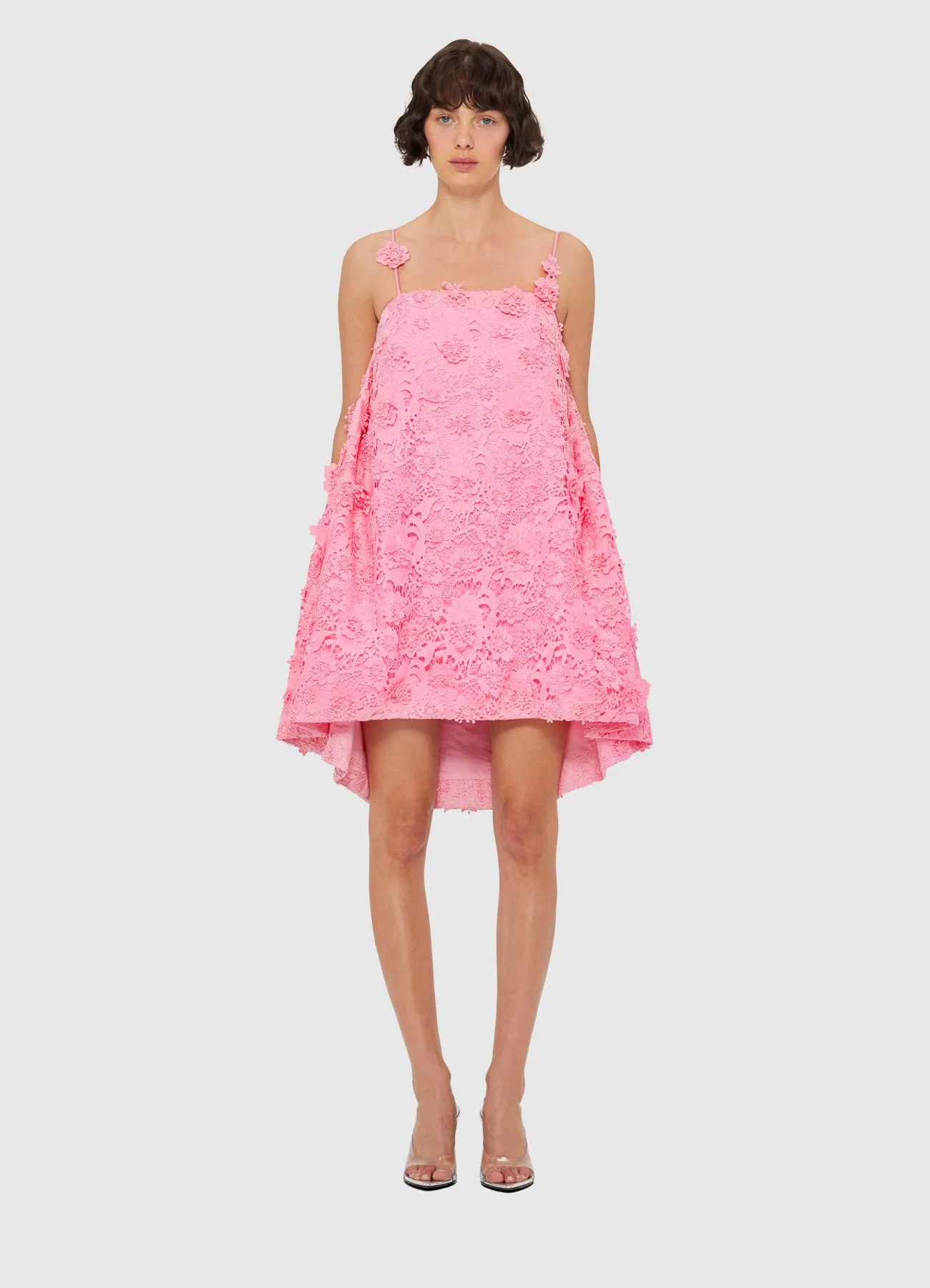 Fifi Lace Mini Dress - Bubblegum sold by LEO LIN product image thumbnail 2