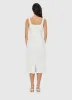 Larissa Embroidered Lace Midi Dress - Snow sold by LEO LIN