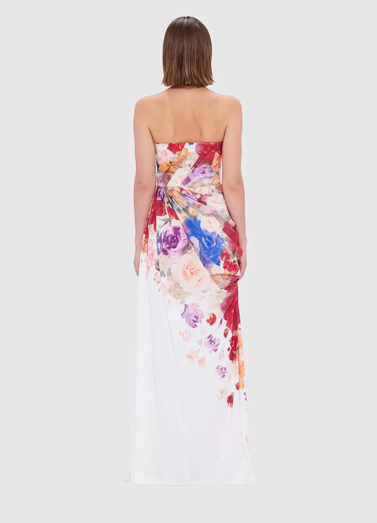 Anastasia Bustier Gown - Fleur Print sold by LEO LIN product image thumbnail 4
