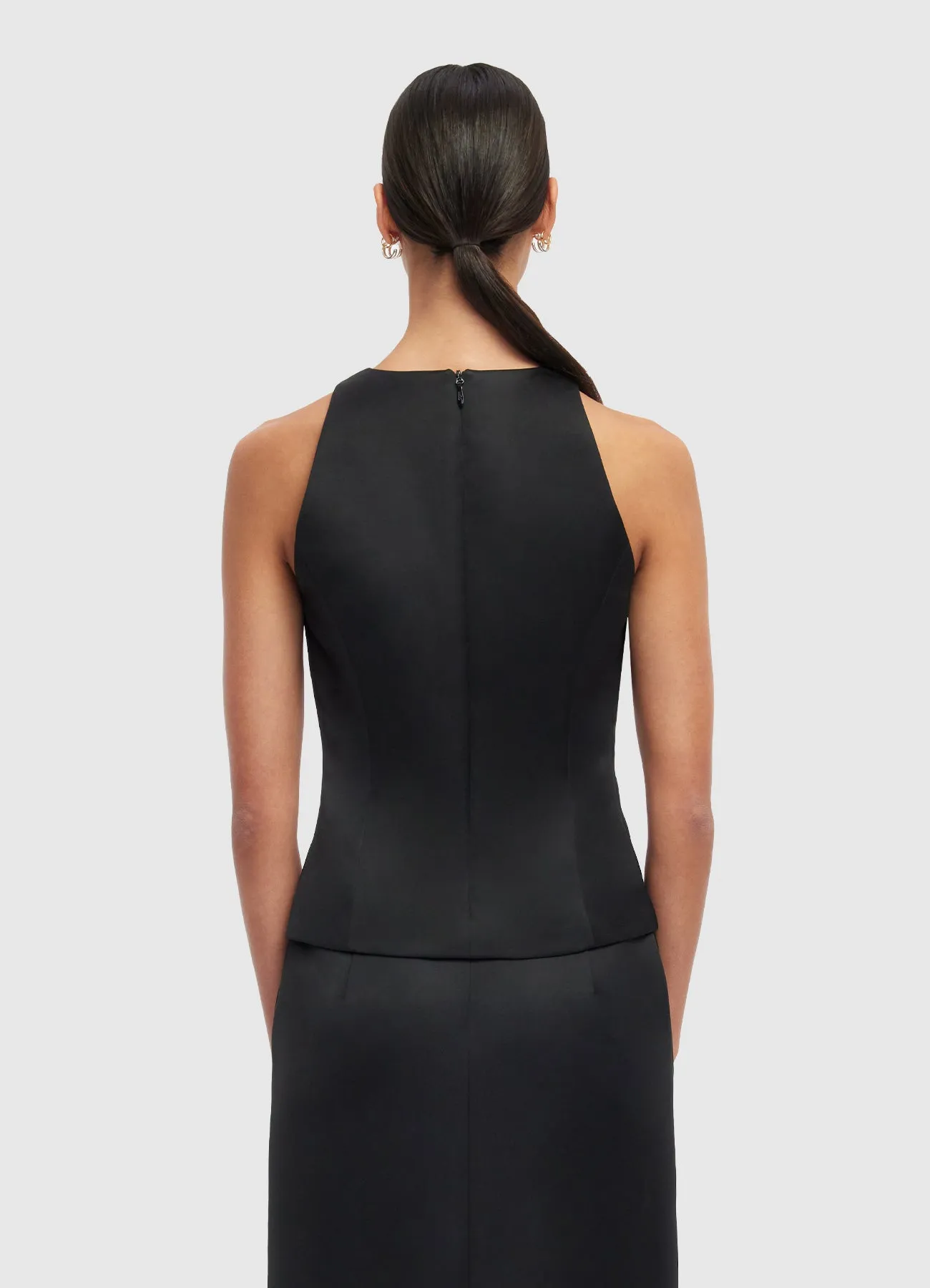 Amelia Petal Top - Ebony sold by LEO LIN product image thumbnail 4