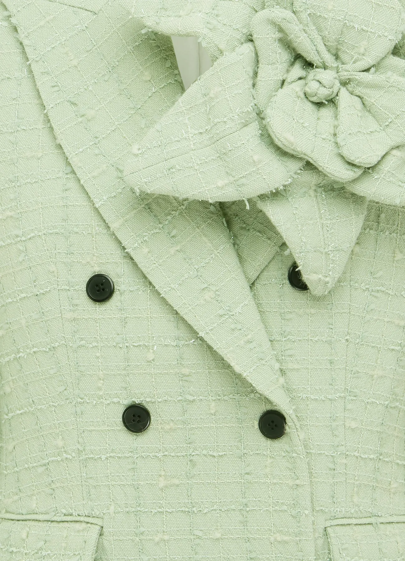 Jazlyn Tweed Blazer - Caledon Green sold by LEO LIN product image thumbnail 5