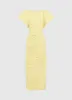 Lucinda Tweed Petal Maxi Dress - Sorbet Yellow sold by LEO LIN