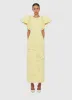 Lucinda Tweed Petal Maxi Dress - Sorbet Yellow sold by LEO LIN