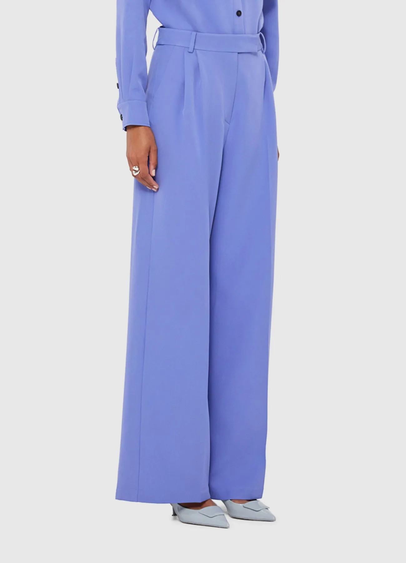 Elisha Wide Leg Pants - Moonlight sold by LEO LIN product image thumbnail 3