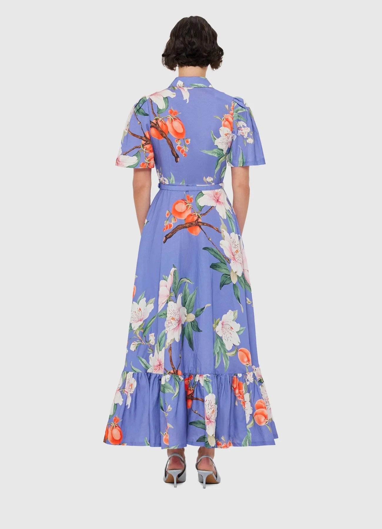 Becca Short Sleeve Midi Dress - Lavish Print in Moonlight sold by LEO LIN product image thumbnail 4