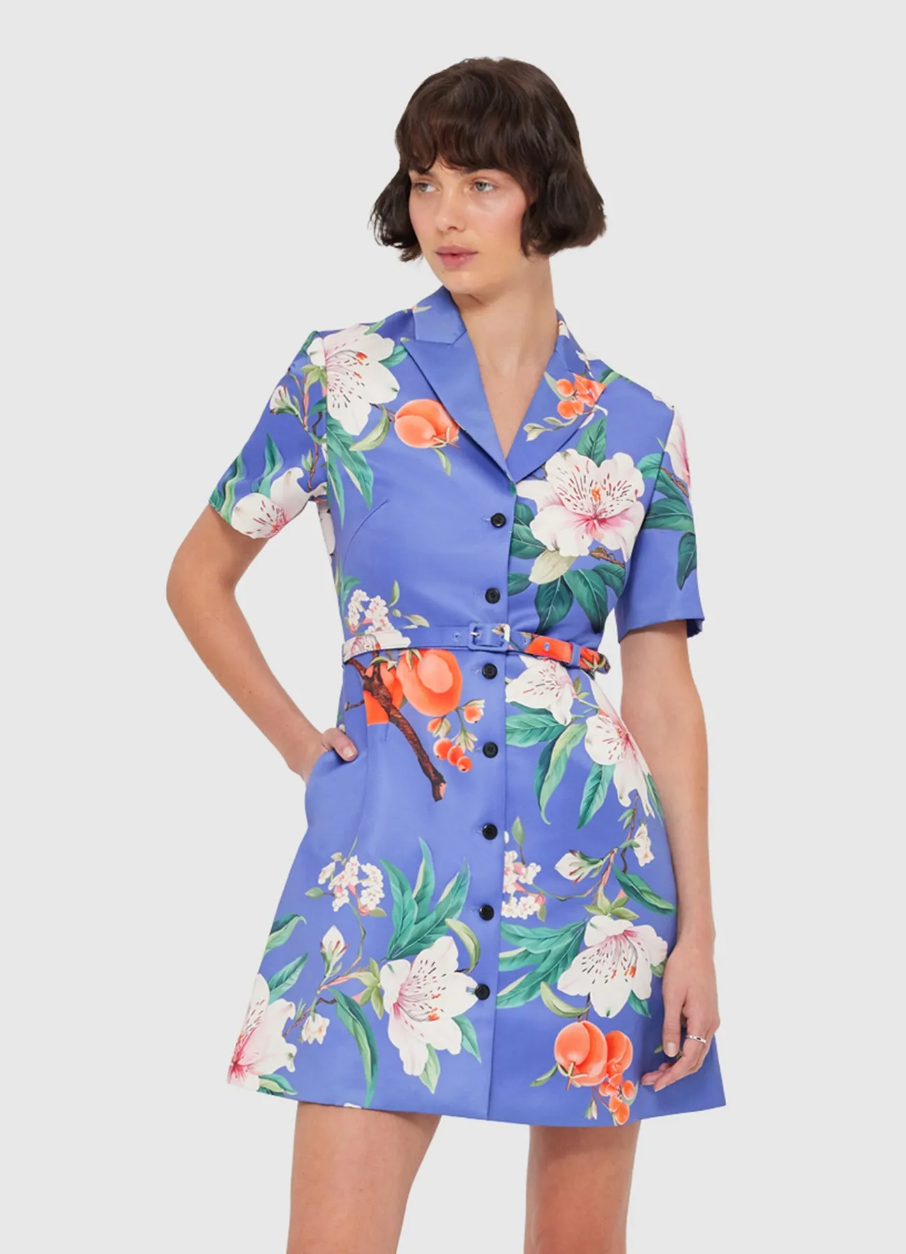 Brigitte Mini Dress - Lavish Print in Moonlight sold by LEO LIN product image thumbnail 5